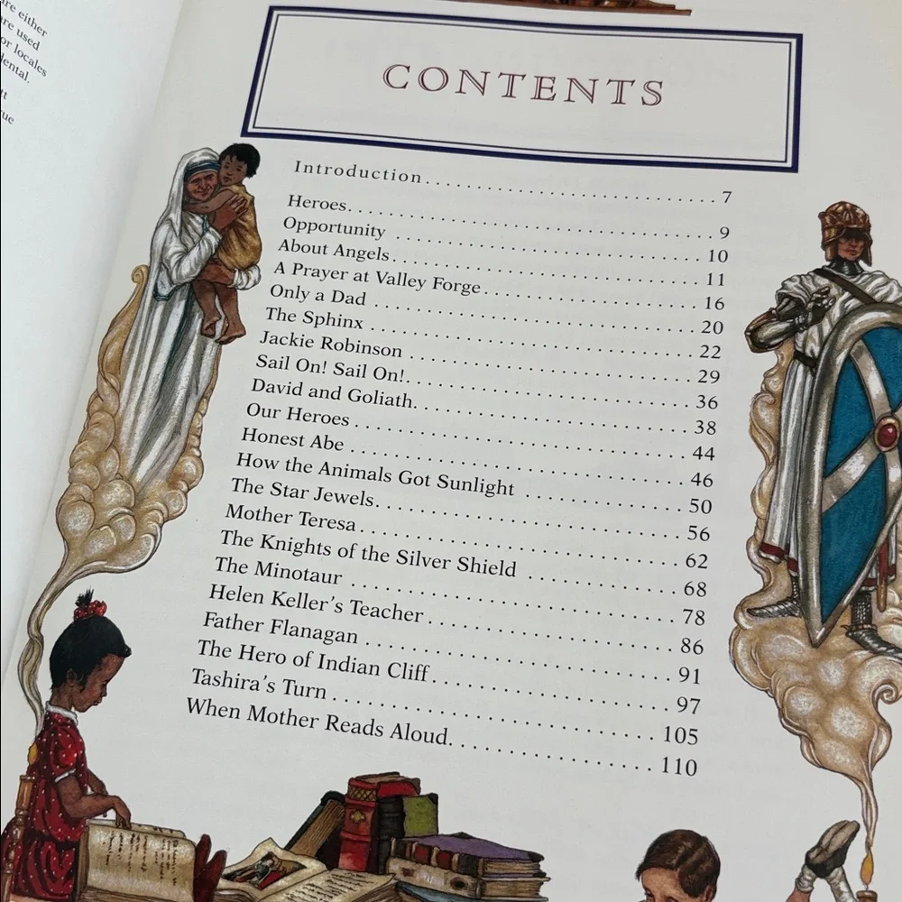 Children's Book of America, Heroes, Faith Collection by William J. Bennett